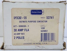 Joslyn Clark DP3C302-120 Definite Purpose Contactor