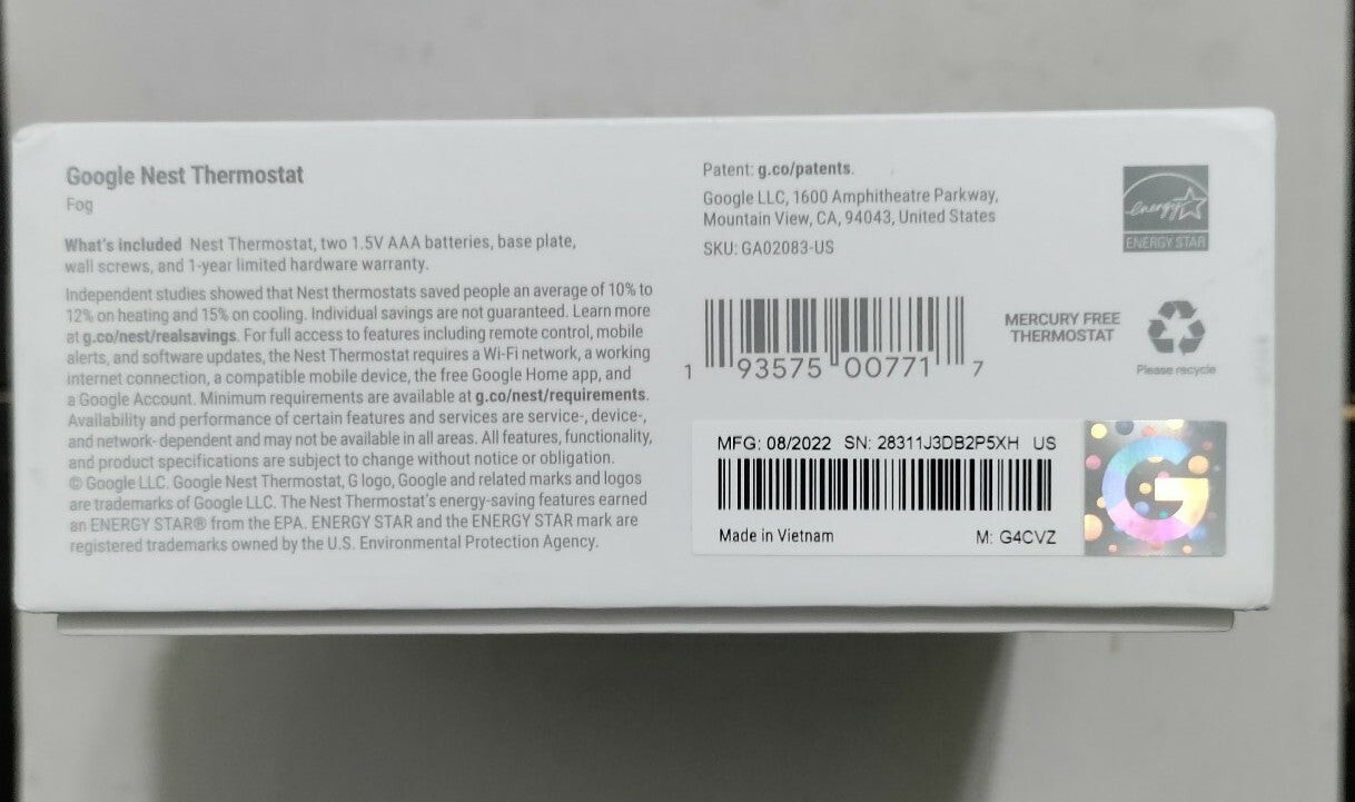Google Nest Thermostat eBay