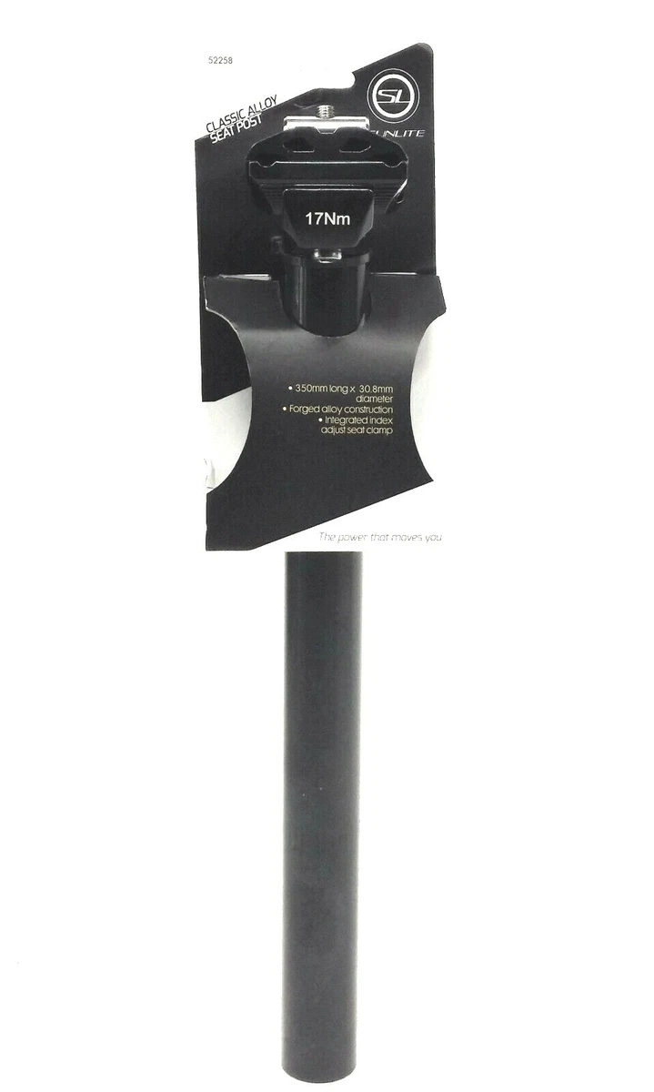 SUNLITE Bicycle Seatpost 30.8mm Diameter 350mm Length 25mm