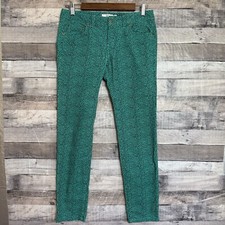 Vineyard Vines Corduroy Pants Women's 2 Dot Print Corduroy Green  Blue