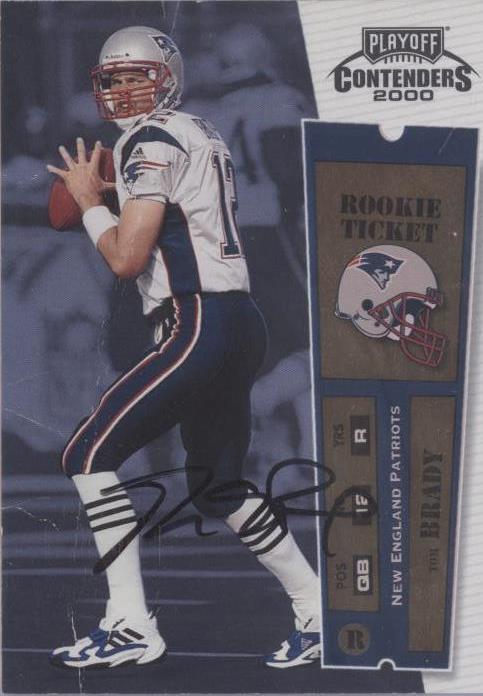 2000 Playoff Contenders Tom Brady #144 for sale