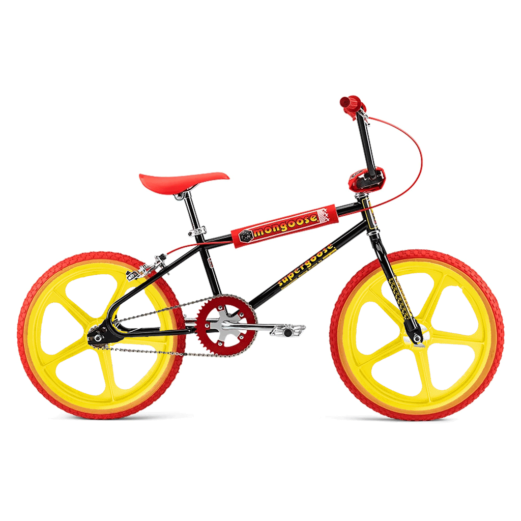 2022 Mongoose Classic Supergoose BMX Black – Yellow Tuff