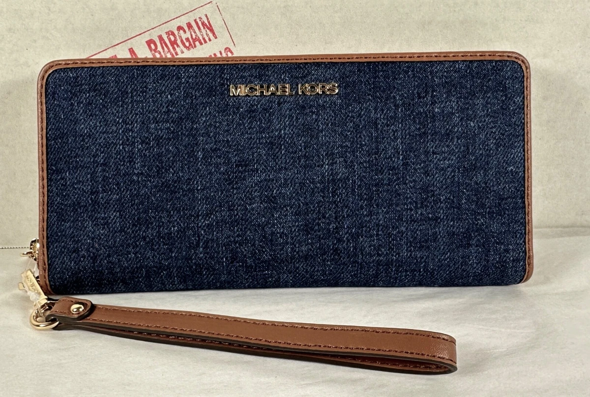 Michael kors denim wallet online