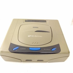 Sega Saturn Console Game Gray HST-0004 USED Japan Free Shipping Very Good Cond