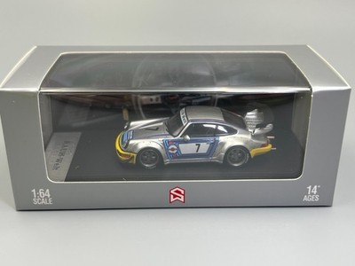 Martini-Liveried Silver RWB Porsche 911 964 Race Car Street Weapon