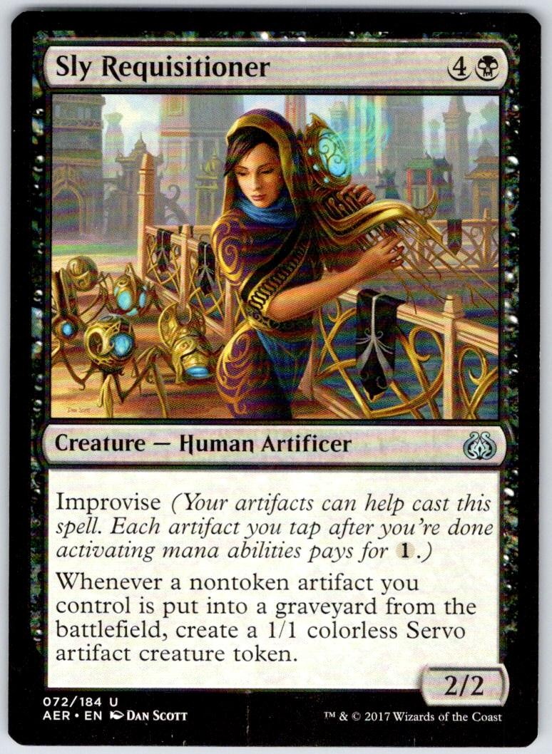 Sly Requisitioner 72 Uncommon Aether Revolt Magic: The Gathering Near Mint