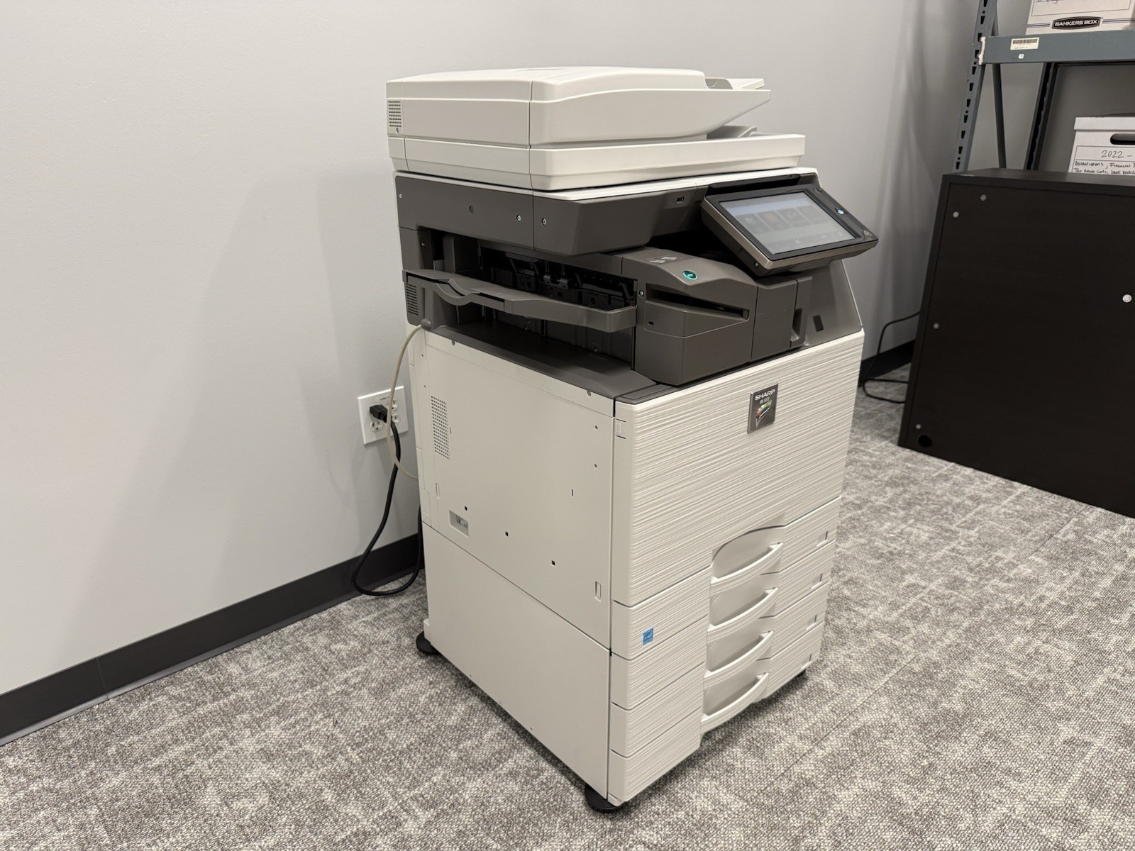 Sharp MX-3071 Color Copier Printer Scanner with Finisher, 16k Meter