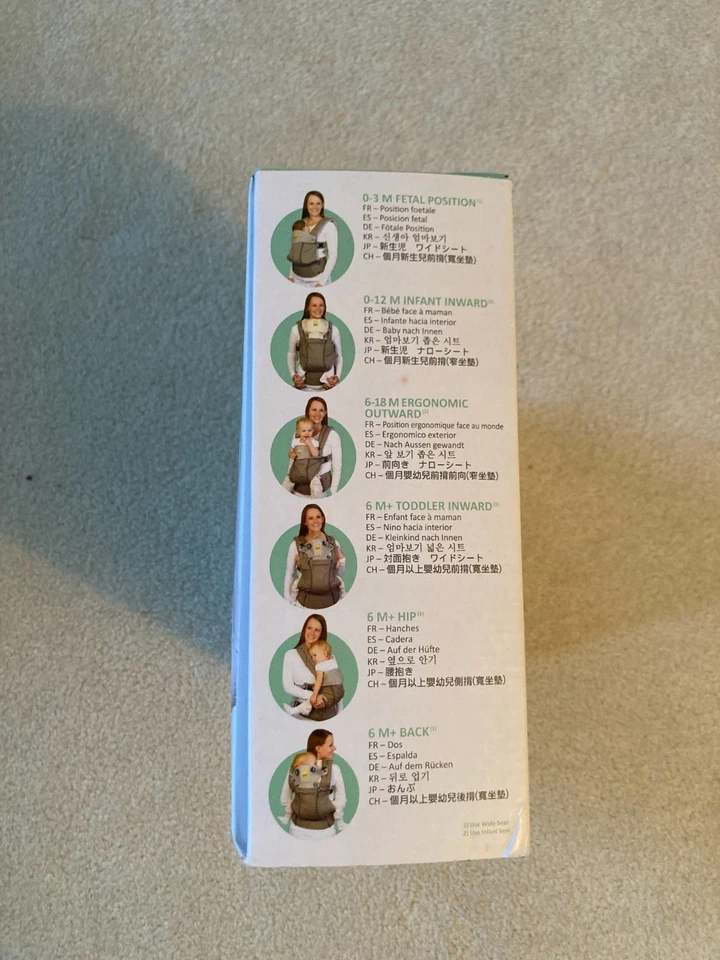 Portabebés Lille Completo 6 en 1 Todas las Temporadas Transpirable Malla 3D - Negro Foto 4 de 4