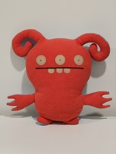 Vintage Classic UglyDolls Turny Burny Red Blue Plush 14" Stuffed Animal Toy Vtg