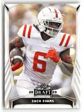 Zach Evans 2023 Leaf Draft Ole Miss Rebels #31