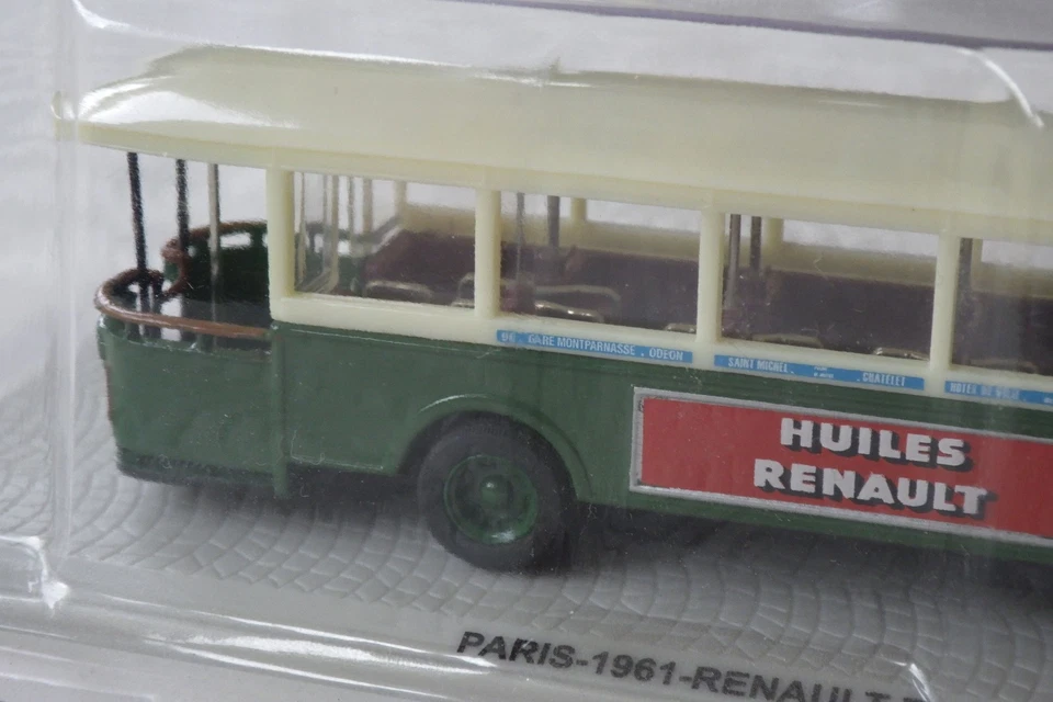 Modèle Réduit Voiture Car Autobus Paris 1961 Renault TN6 C2 Edition Atlas - Photo 4/4