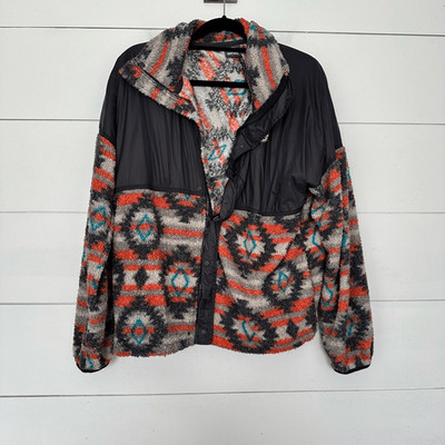 Bucees Adult Large Sherpa Zip Up Jacket