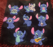 LILO  STITCH - 8pc Shoe Charms cute fits crocs decoration laces - FREE SHIPPING