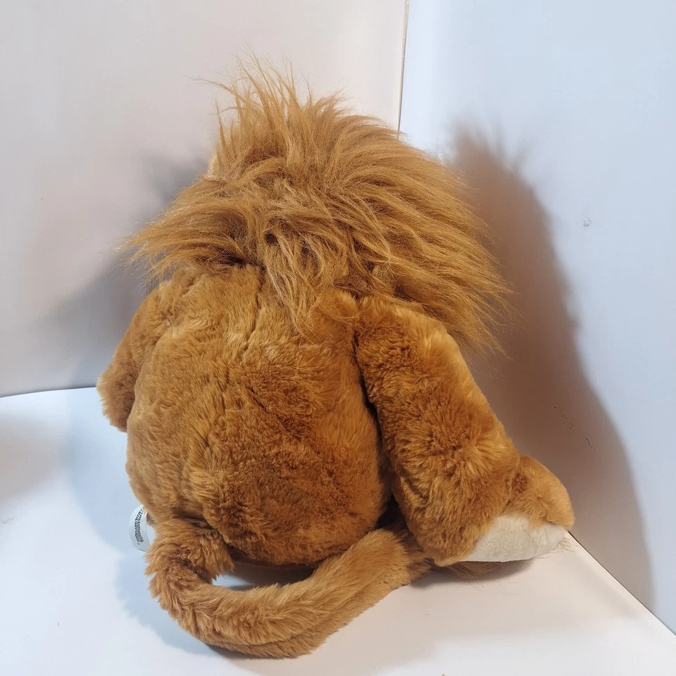 Vintage Commonwealth 1999 Orange Brown Lion Big Cat Plush Stuffed Animal 24” - Image 3 of 4