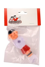 Red Foosball Table Man with Rounded Foot