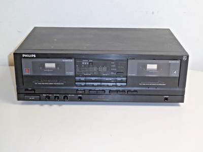 Philips FC650 Dual Cassette Deck / Partially Defective