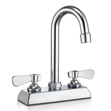 Commercial Bar Sink Faucet 4 Inch Center Deck Mount Bar Sink Faucet