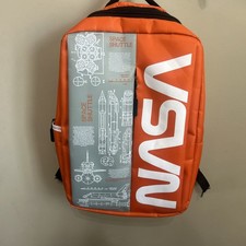 NASA Backpack Spacesuit Orange Space Shuttle USB Cable NWT