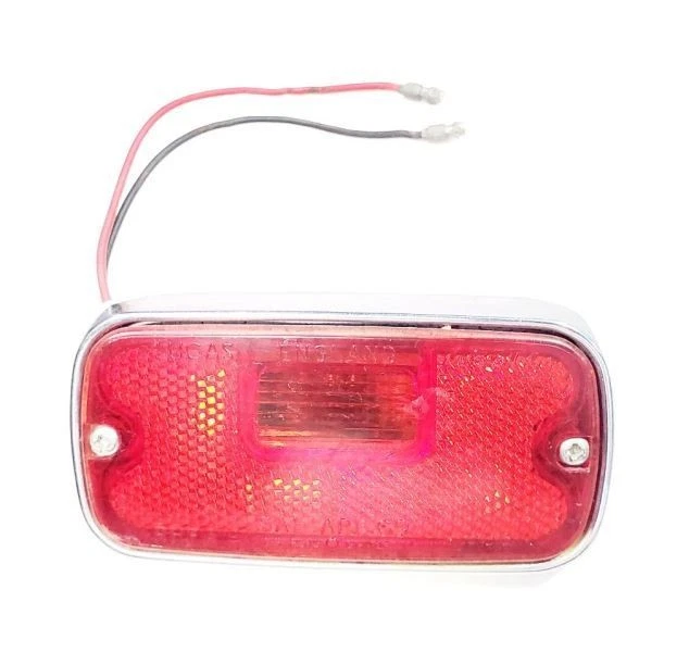 Par de reflectores rojos OEM 1980 Rolls Royce Silver Shadow II Foto 2 de 4