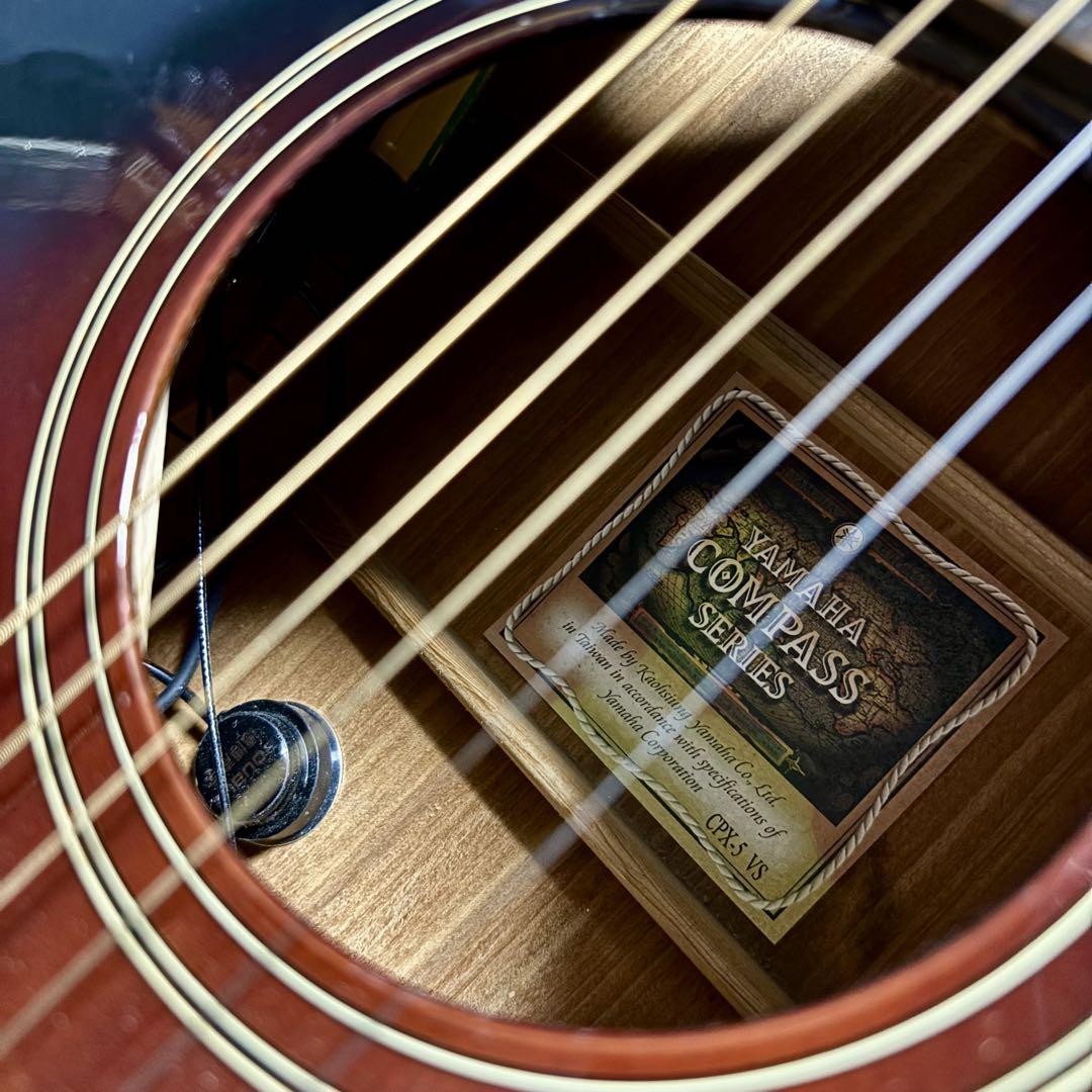 Yamaha Cpx-5Vs Trans Guitar Adjusted To Low String Height