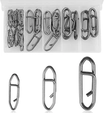 JSHANMEI Fishing Power Speed Clips High Strength Black 