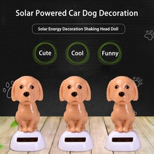 Auto Deko Solarfigur Hund Schüttelkopf beweglich Cartoon Geschenk
