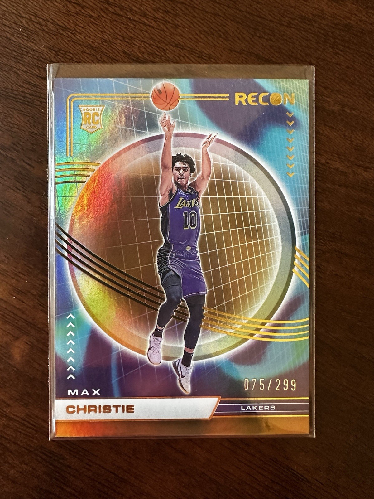 Max Christie 2022-23 Panini Recon #206 Bronze /299 Rookie Card RC Mavs Lakers