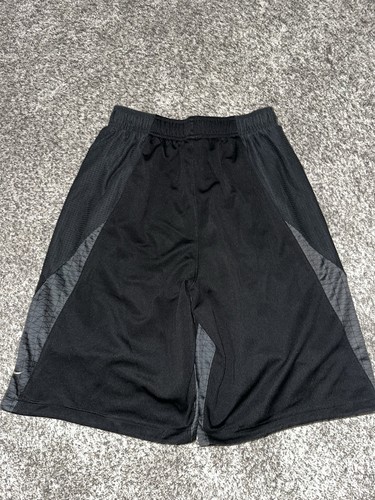 Nike Lebron James Basketball Gym Shorts Jugend XL schwarz grau Logo Kordelzug - Bild 4 von 9