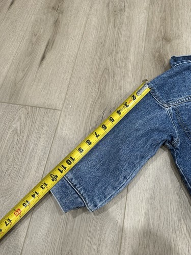 Vintage Little Levis Denim Jacket Size 6 Blue 80s Orange Tab Made in USA Toddler - Picture 16 of 16