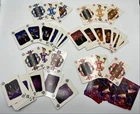 Set of 52 Illustrated Cowboy Cards & Western Imagery - VGC