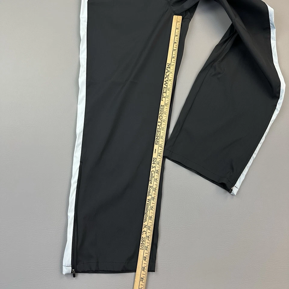 Pantalones deportivos Pro Spirit vintage para mujer XL negros grises con cremallera al tobillo holgados cortavientos Foto 3 de 4