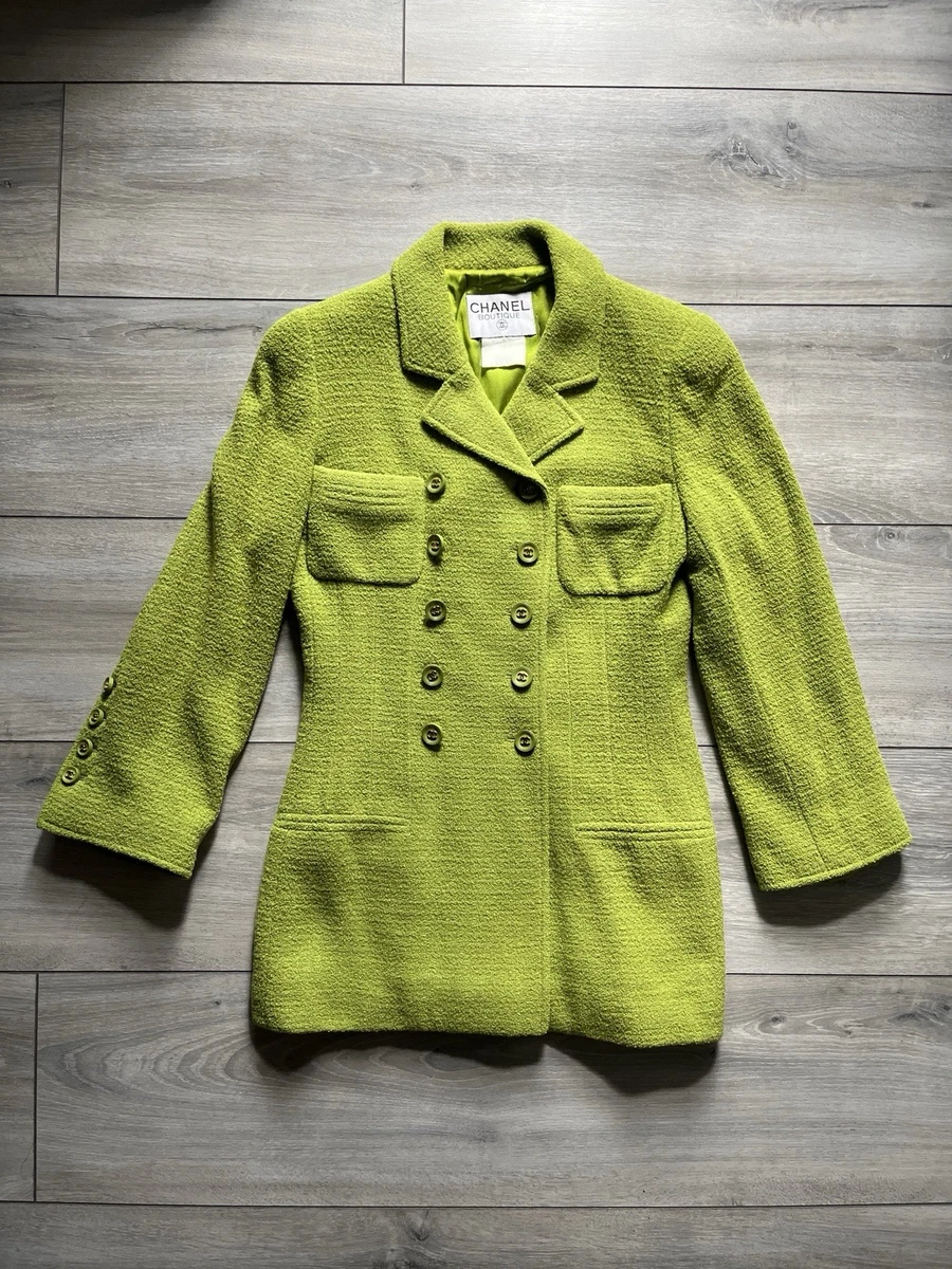 CHANEL Green Coats, Jackets & Vests for Women for sale - eBay