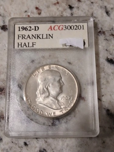 1962 D Franklin Half Dollar Uncirculated