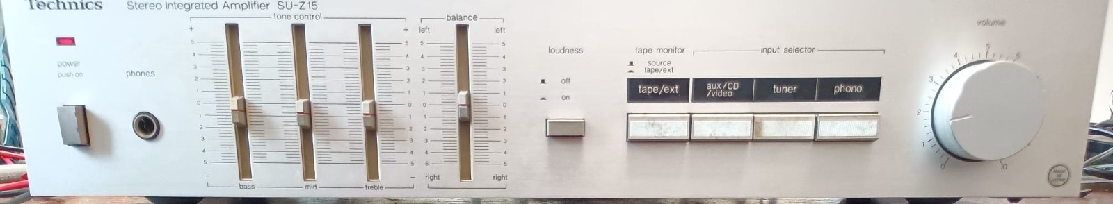 Technics SU-Z15 Integrated HiFi Amplifier 20w + 20w