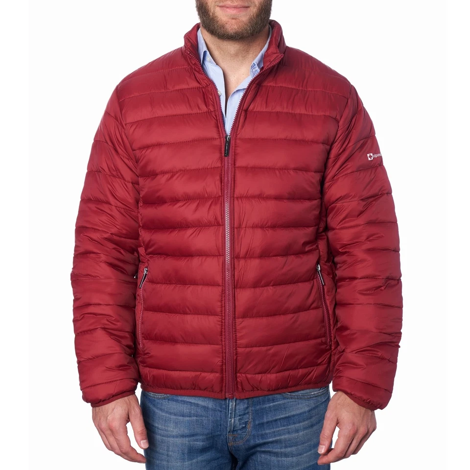 Alpine Swiss Niko Men’s Puffer Jacket Warm Down Alternative Insulated Coat | - Image 4 of 4
