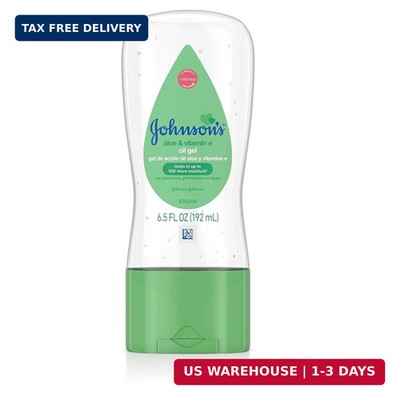Johnson's Baby Oil Gel with Aloe Vera & Vitamin E, Hypoallergenic Baby Skin Care