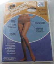 VTG Bagry Underpanty Pantyhose Hosiery S-819 Taupe Size B Med/Tall with Wt Panty