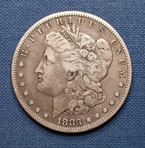 1883-S MORGAN DOLLAR -- Fine+ (F+) -- great eye appeal
