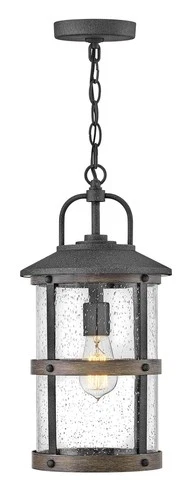 Hinkley Lakehouse 17 3/4" High Aged Zinc Outdoor Lantern Hanging Light - Picture 3 of 6