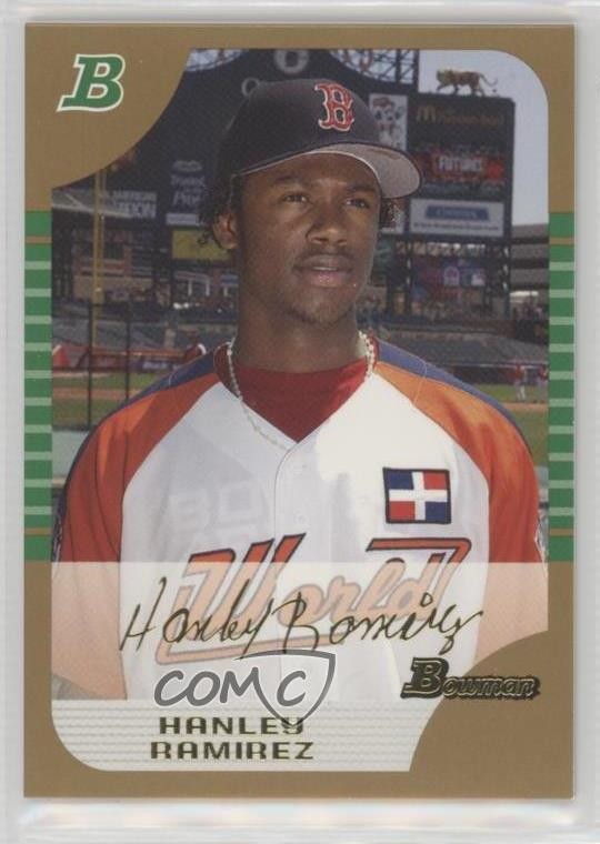 2005 Bowman Draft Gold Hanley Ramirez #BDP153 0o9