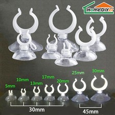 5-30mm Aquarium Suction Cups Clips Fish Tank Sucker Holder Bracket For Hose Pipe