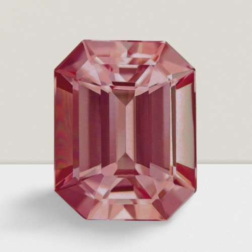 Morganite Octagon Cut Gemstone 4 Cts - 11x9 mm Flawless Loose Gem - Picture 4 of 6