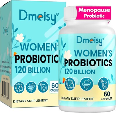 Nahrungsergänzungsmittel für Frauen in den Wechseljahren, 120 Milliarden KBE probiotisch, 13 in 1 Kräuter Dmeisy