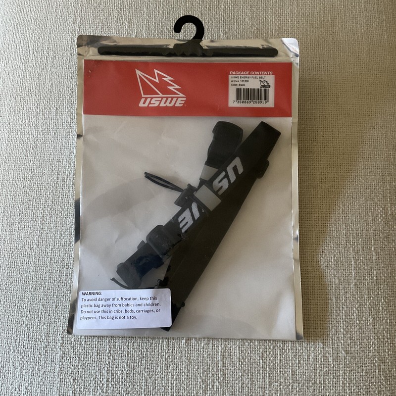 USWE Energy Fuel Belt Black New Sealed In The Package