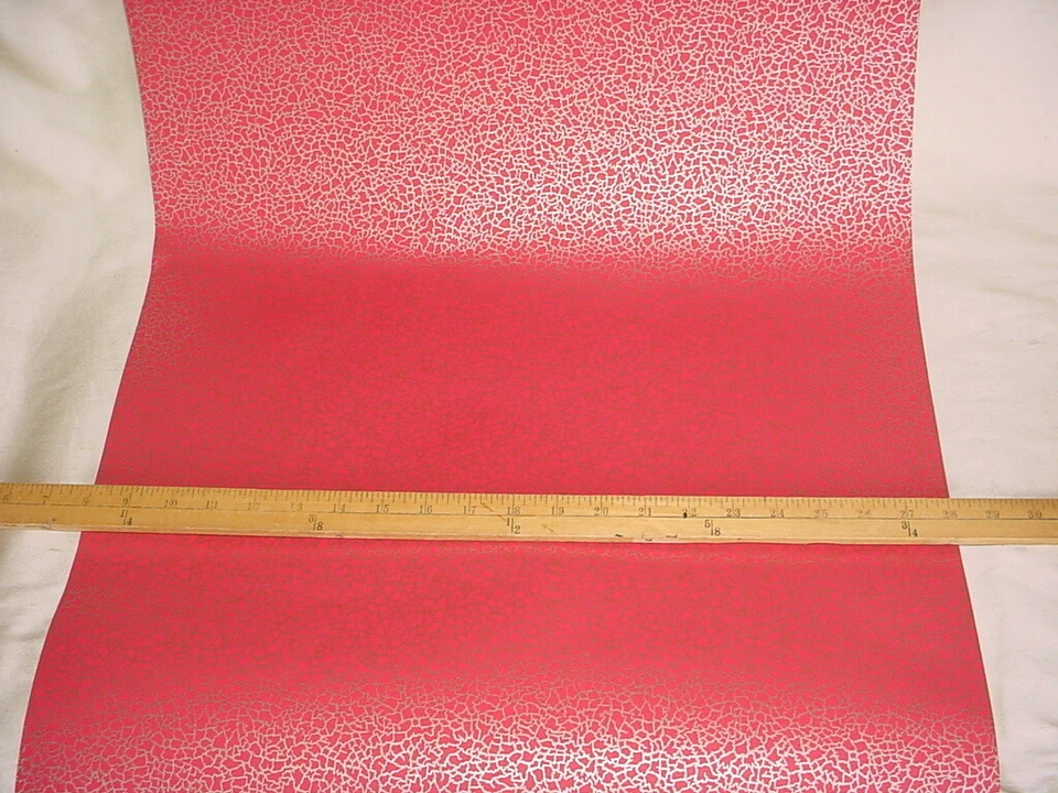 Kravet GP & J Baker PW78017 Ming Cherry Silver Crackle Wallcovering Wallpaper - image 2 of 4