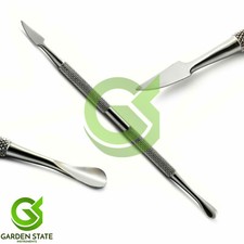 Professional Cuticle Nail Spoon Pusher Remover Cleaner Long Curved Skin Knife
