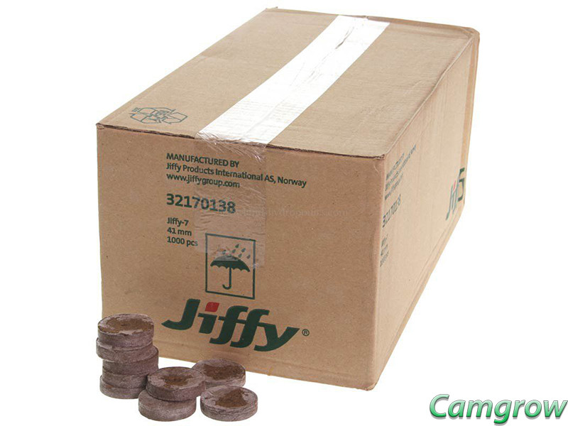 Jiffy 7 Peat Pellets ( 41mm wet/ 38mm dry ) For Seeds / Cuttings 10 to