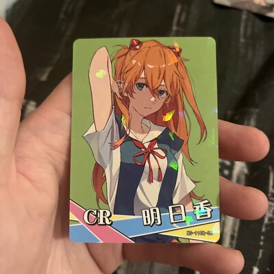 Asuka Langley Evangelion Eva Goddess Story CR Shatterfoil Waifu Card ns-11cr-06