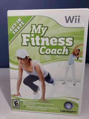 My Fitness Coach Get In Shape Nintendo Wii Video Game Complete CIB