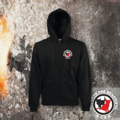 HOODED ZIPPER, ALL CATS ARE BEAUTIFUL SMALL S - 5XL